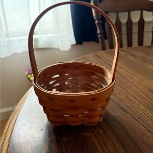 Longaberger Woven Basket with Handle